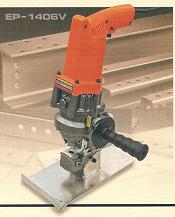 Click here for more about the EP-1406V portable hydraulic steel punch